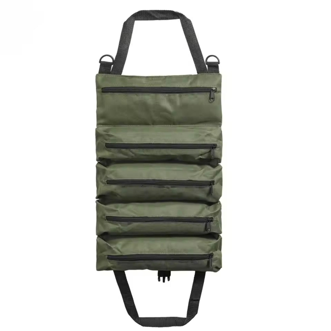 🇦🇺 East Coast Utility Co Heavy-Duty Roll-Up Tool Organizer Bag – Multi-Pocket Storage Pouch
