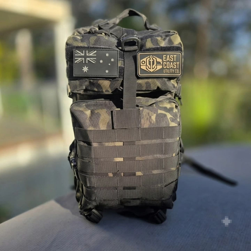 East Coast Utility Co 50L Heavy Duty Military Grade Tactical Backpack –Waterproof, 4WD & EDC Pack