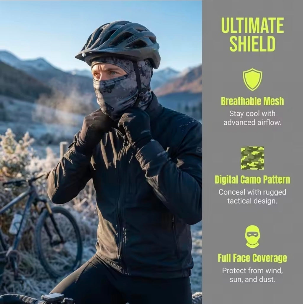 Tactical Balaclava Hood / Face Mask – Camo & Digital Patterns