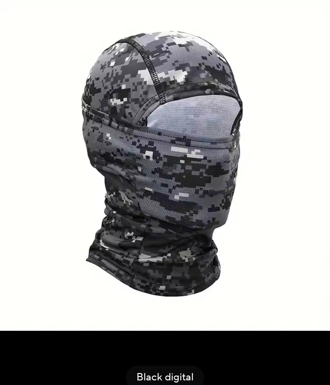 Tactical Balaclava Hood / Face Mask – Camo & Digital Patterns