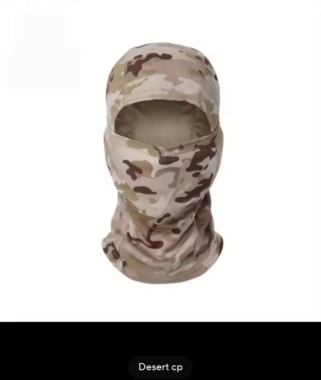 Tactical Balaclava Hood / Face Mask – Camo & Digital Patterns