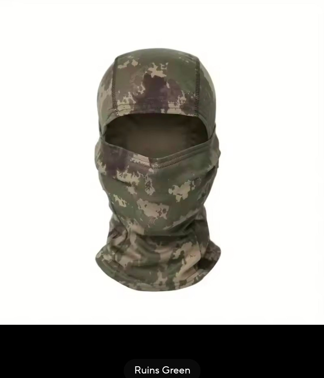 Tactical Balaclava Hood / Face Mask – Camo & Digital Patterns