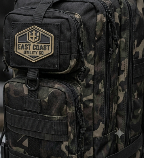 East Coast Utility Co 50L Heavy Duty Military Grade Tactical Backpack –Waterproof, 4WD & EDC Pack